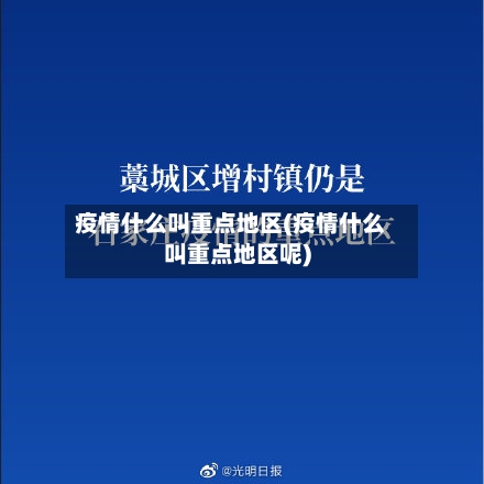疫情什么叫重点地区(疫情什么叫重点地区呢)-第2张图片