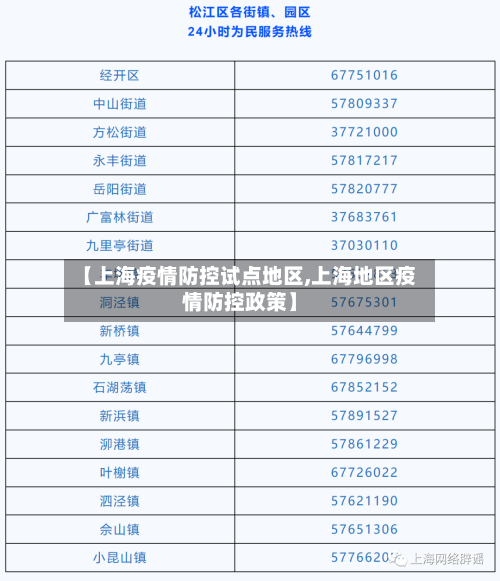 【上海疫情防控试点地区,上海地区疫情防控政策】-第2张图片