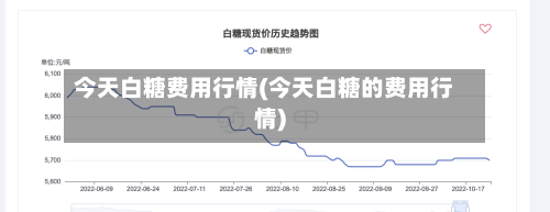 今天白糖费用行情(今天白糖的费用行情)-第2张图片