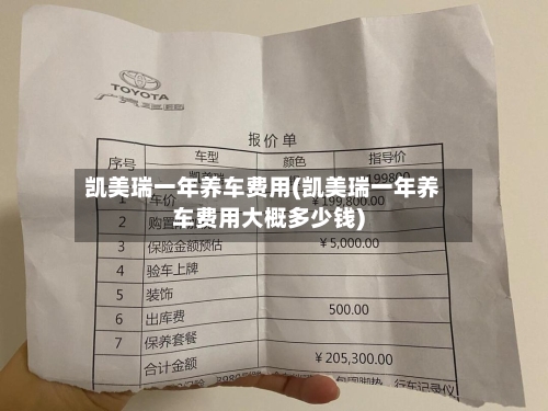 凯美瑞一年养车费用(凯美瑞一年养车费用大概多少钱)