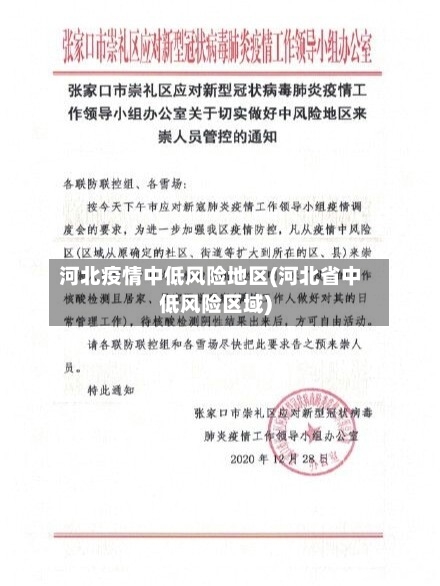 河北疫情中低风险地区(河北省中低风险区域)-第2张图片