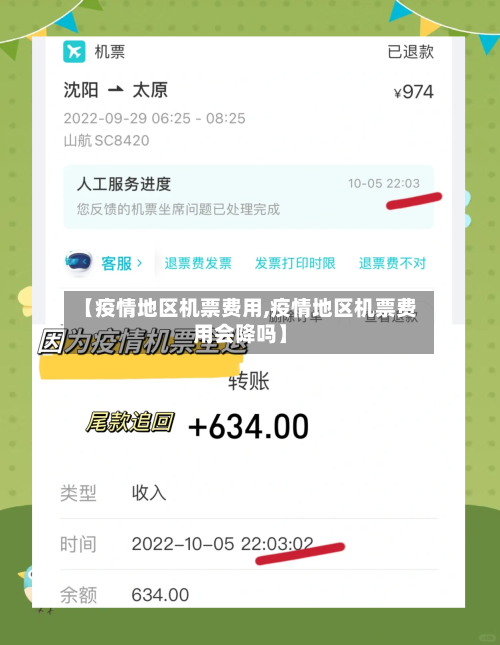 【疫情地区机票费用,疫情地区机票费用会降吗】-第1张图片