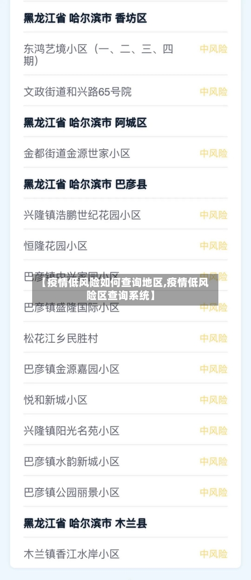 【疫情低风险如何查询地区,疫情低风险区查询系统】-第2张图片