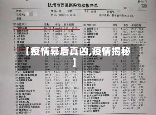 【疫情幕后真凶,疫情揭秘】-第2张图片