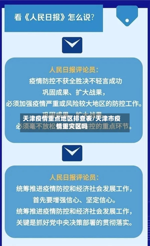 天津疫情重点地区排查表/天津市疫情重灾区吗-第3张图片
