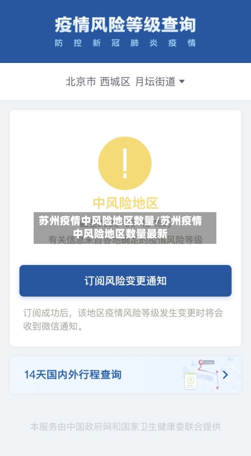 苏州疫情中风险地区数量/苏州疫情中风险地区数量最新-第1张图片